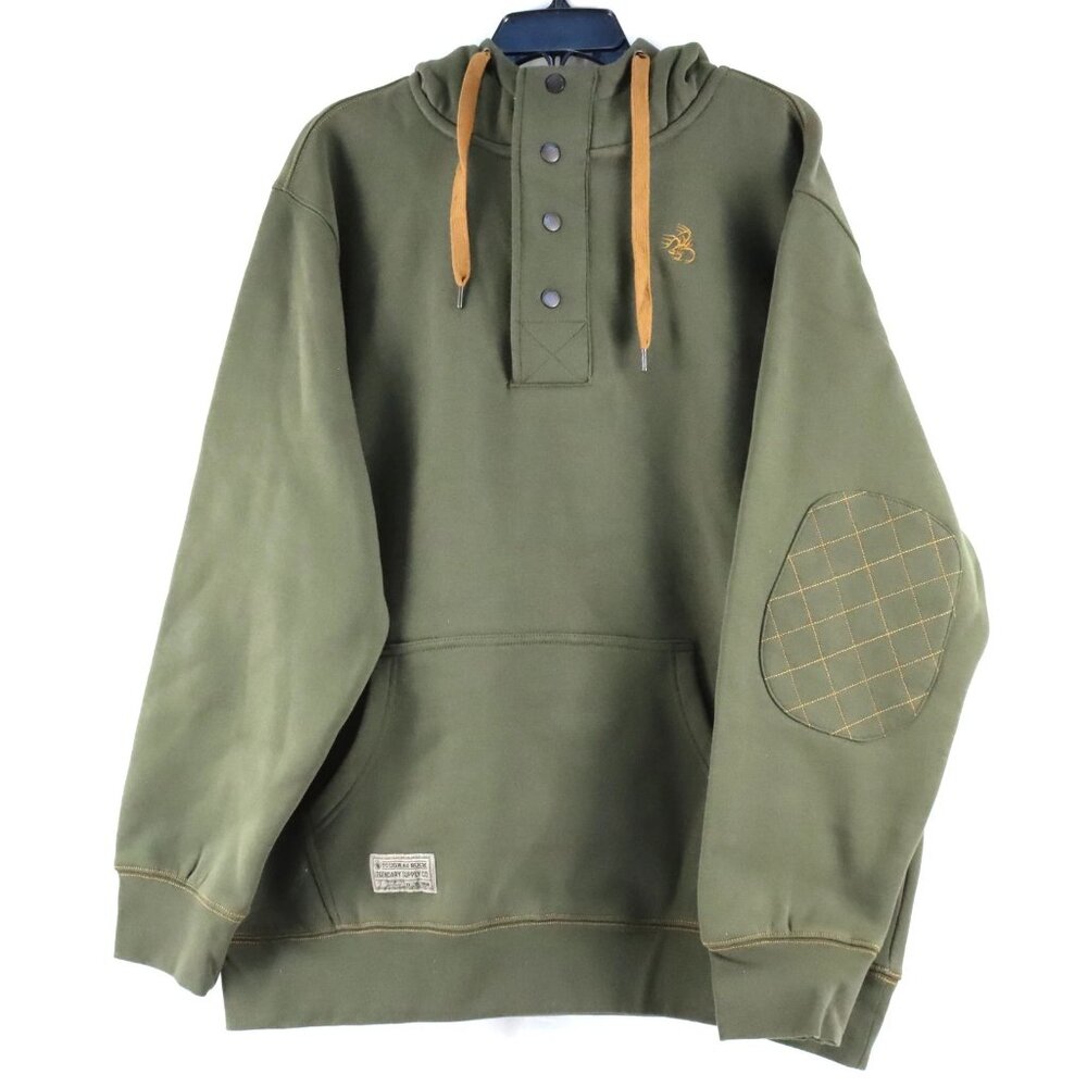 Legendary Whitetails Tough as Buck Quarter Zip Action Hoodie Double Layered Hood